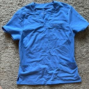 Jaanuu Blue Scrub Top